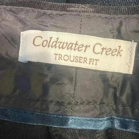 Coldwater Creek Trouser Fit gray corduroys – with a touch of  stretch. 8 Petite - Picture 4 of 12